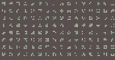 Soyut Renk Yarım Tonlama Noktaları üretken sanat arkaplanı çizimi