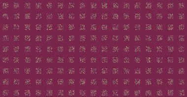 Soyut Renk Yarım Tonlama Noktaları üretken sanat arkaplanı çizimi