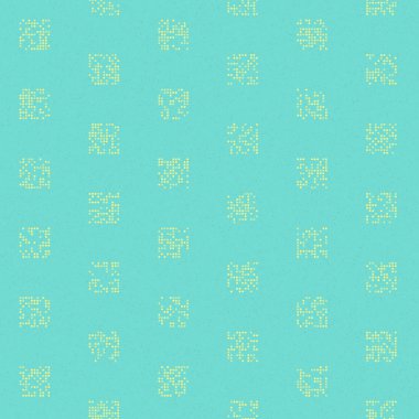 Soyut Renk Yarım Tonlama Noktaları üretken sanat arkaplanı çizimi