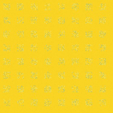 Soyut Renk Yarım Tonlama Noktaları üretken sanat arkaplanı çizimi