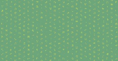 Soyut Renk Yarım Tonlama Noktaları üretken sanat arkaplanı çizimi