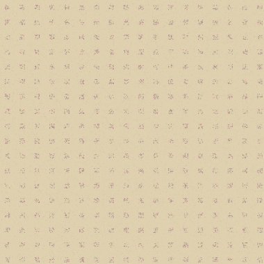 Soyut Renk Yarım Tonlama Noktaları üretken sanat arkaplanı çizimi