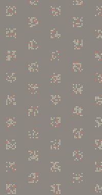 Soyut Renk Yarım Tonlama Noktaları üretken sanat arkaplanı çizimi