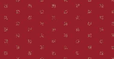Soyut Renk Yarım Tonlama Noktaları üretken sanat arkaplanı çizimi