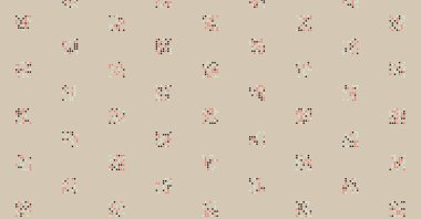 Soyut Renk Yarım Tonlama Noktaları üretken sanat arkaplanı çizimi