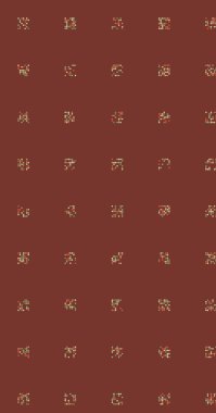 Soyut Renk Yarım Tonlama Noktaları üretken sanat arkaplanı çizimi