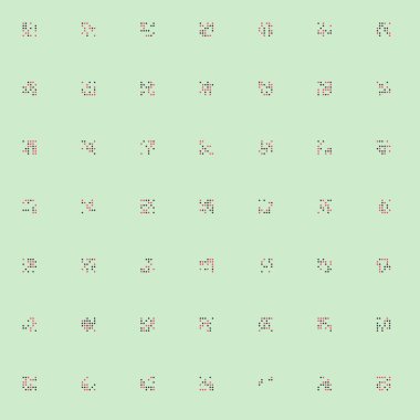 Soyut Renk Yarım Tonlama Noktaları üretken sanat arkaplanı çizimi