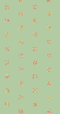 Soyut Renk Yarım Tonlama Noktaları üretken sanat arkaplanı çizimi