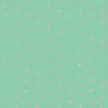 Soyut Renk Yarım Tonlama Noktaları üretken sanat arkaplanı çizimi