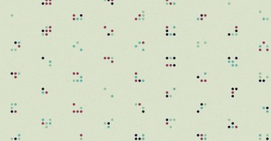 Soyut Renk Yarım Tonlama Noktaları üretken sanat arkaplanı çizimi