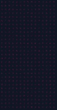 Soyut Renk Yarım Tonlama Noktaları üretken sanat arkaplanı çizimi