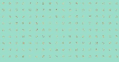 Soyut Renk Yarım Tonlama Noktaları üretken sanat arkaplanı çizimi