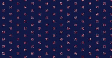 Soyut Renk Yarım Tonlama Noktaları üretken sanat arkaplanı çizimi