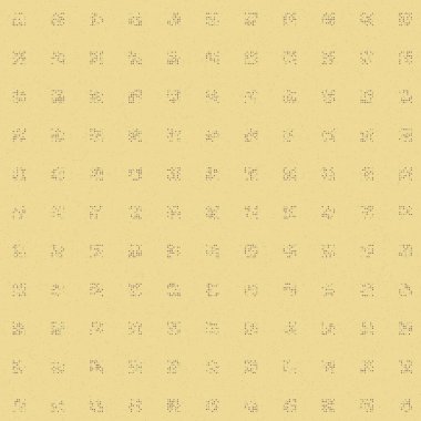 Soyut Renk Yarım Tonlama Noktaları üretken sanat arkaplanı çizimi