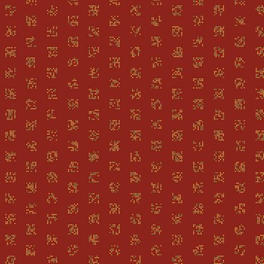 Soyut Renk Yarım Tonlama Noktaları üretken sanat arkaplanı çizimi