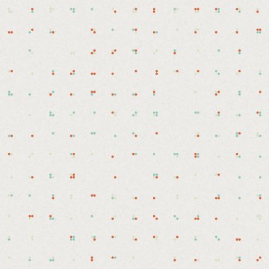 Soyut Renk Yarım Tonlama Noktaları üretken sanat arkaplanı çizimi