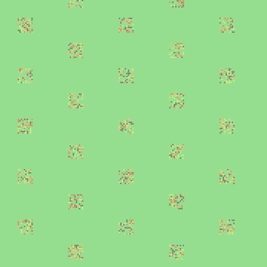 Soyut Renk Yarım Tonlama Noktaları üretken sanat arkaplanı çizimi