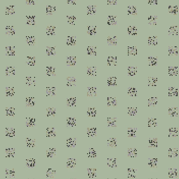 Soyut Renk Yarım Tonlama Noktaları üretken sanat arkaplanı çizimi