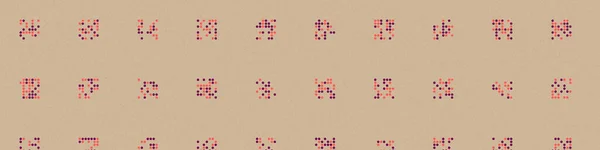 추상적 Halftone Dots Generative Art Background Illustration — 스톡 벡터