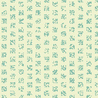 soyut renkli yarım tonlu noktalar üretken sanat arkaplan çizimleri