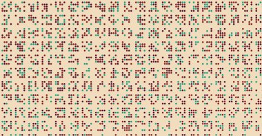 soyut renkli yarım tonlu noktalar üretken sanat arkaplan çizimleri