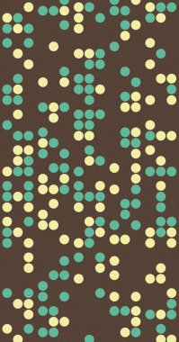 soyut renkli yarım tonlu noktalar üretken sanat arkaplan çizimleri