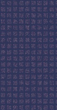 soyut renkli yarım tonlu noktalar üretken sanat arkaplan çizimleri