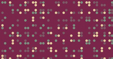 soyut renkli yarım tonlu noktalar üretken sanat arkaplan çizimleri