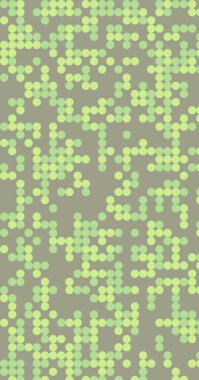 Soyut Renk Yarım Tonlama Noktaları üretken sanat arkaplanı çizimi