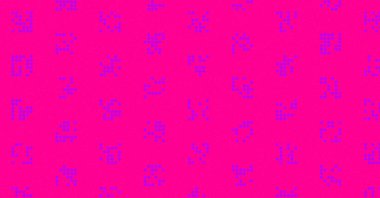 soyut renkli yarım tonlu noktalar üretken sanat arkaplan çizimleri