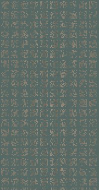 soyut renkli yarım tonlu noktalar üretken sanat arkaplan çizimleri