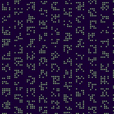 soyut renkli yarım tonlu noktalar üretken sanat arkaplan çizimleri