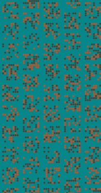 soyut renkli yarım tonlu noktalar üretken sanat arkaplan çizimleri