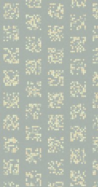 soyut renkli yarım tonlu noktalar üretken sanat arkaplan çizimleri