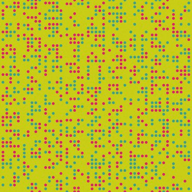 soyut renkli yarım tonlu noktalar üretken sanat arkaplan çizimleri