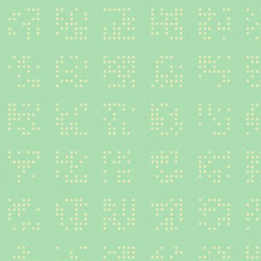 soyut renkli yarım tonlu noktalar üretken sanat arkaplan çizimleri