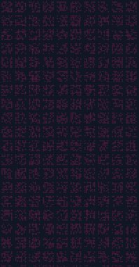 soyut renkli yarım tonlu noktalar üretken sanat arkaplan çizimleri