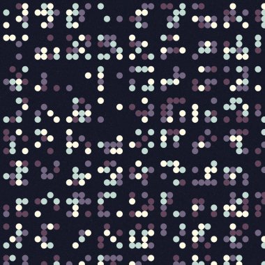 soyut renkli yarım tonlu noktalar üretken sanat arkaplan çizimleri