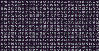 soyut renkli yarım tonlu noktalar üretken sanat arkaplan çizimleri