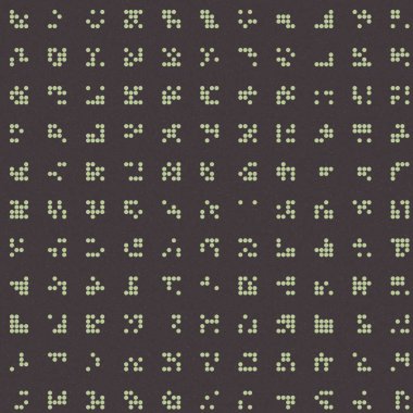 soyut renkli yarım tonlu noktalar üretken sanat arkaplan çizimleri