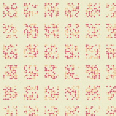 soyut renkli yarım tonlu noktalar üretken sanat arkaplan çizimleri