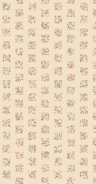 soyut renkli yarım tonlu noktalar üretken sanat arkaplan çizimleri