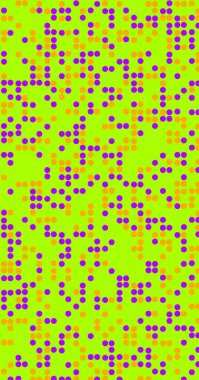 soyut renkli yarım tonlu noktalar üretken sanat arkaplan çizimleri