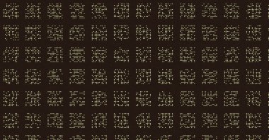 soyut renkli yarım tonlu noktalar üretken sanat arkaplan çizimleri