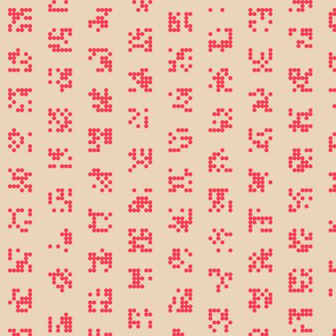 Soyut Renk Yarım Tonlama Noktaları üretken sanat arkaplanı çizimi