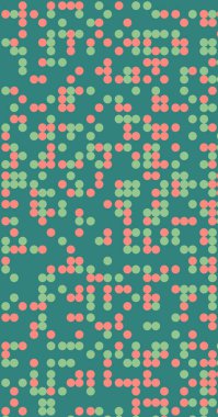 soyut renkli yarım tonlu noktalar üretken sanat arkaplan çizimleri