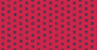 Soyut Renk Yarım Tonlama Noktaları üretken sanat arkaplanı çizimi