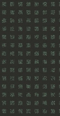 Soyut Renk Yarım Tonlama Noktaları üretken sanat arkaplanı çizimi