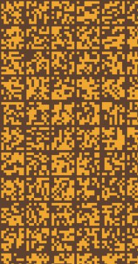 Soyut Renk Yarım Tonlama Noktaları üretken sanat arkaplanı çizimi