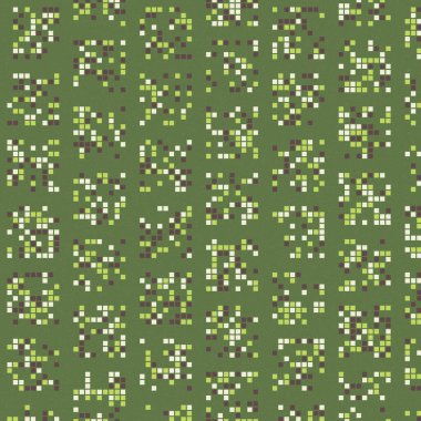 Soyut Renk Yarım Tonlama Noktaları üretken sanat arkaplanı çizimi